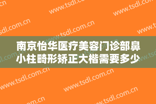 南京怡华医疗美容门诊部鼻小柱畸形矫正大楷需要多少费用?有哪些优势?