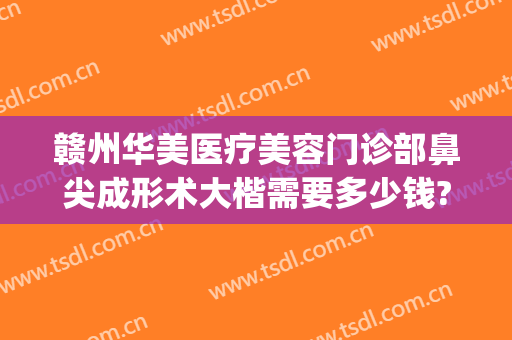 赣州华美医疗美容门诊部鼻尖成形术大楷需要多少钱?靠谱吗?(赣州华美整形美容医院电话)