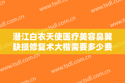潜江白衣天使医疗美容鼻翼缺损修复术大楷需要多少费用?效果怎么样?