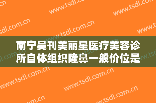 南宁吴刊美丽星医疗美容诊所自体组织隆鼻一般价位是多少钱?好不好?