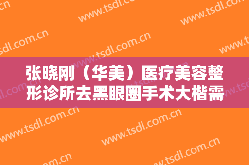 张晓刚（华美）医疗美容整形诊所去黑眼圈手术大楷需要多少费用?好不好?