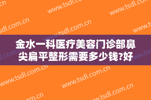 金水一科医疗美容门诊部鼻尖扁平整形需要多少钱?好不好?