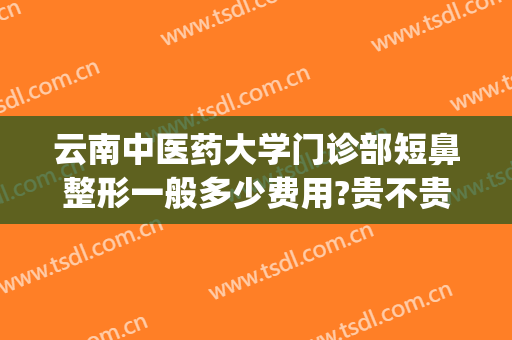 云南中医药大学门诊部短鼻整形一般多少费用?贵不贵?(云南中医学院整形美容怎么样)