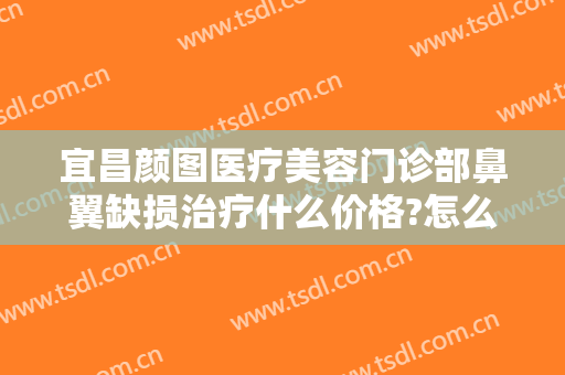 宜昌颜图医疗美容门诊部鼻翼缺损治疗什么价格?怎么样?