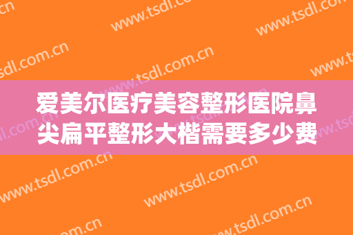 爱美尔医疗美容整形医院鼻尖扁平整形大楷需要多少费用?可靠吗?(医美整形鼻子多少钱)