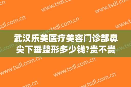 武汉乐美医疗美容门诊部鼻尖下垂整形多少钱?贵不贵?(乐美整形医院)