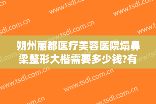 朔州丽都医疗美容医院塌鼻梁整形大楷需要多少钱?有哪些优势?(鼻梁塌整形一般多少钱)