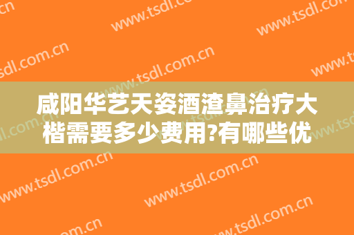 咸阳华艺天姿酒渣鼻治疗大楷需要多少费用?有哪些优势?