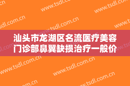 汕头市龙湖区名流医疗美容门诊部鼻翼缺损治疗一般价位是多少费用?怎么样?