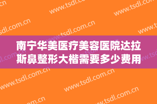 南宁华美医疗美容医院达拉斯鼻整形大楷需要多少费用?可靠吗?(达拉斯全鼻整形多少钱)
