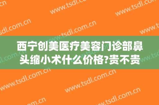 西宁创美医疗美容门诊部鼻头缩小术什么价格?贵不贵?(西安鼻翼缩小手术价格)