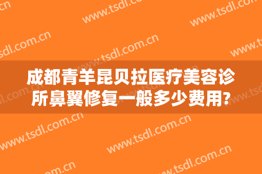 成都青羊昆贝拉医疗美容诊所鼻翼修复一般多少费用?效果怎么样?