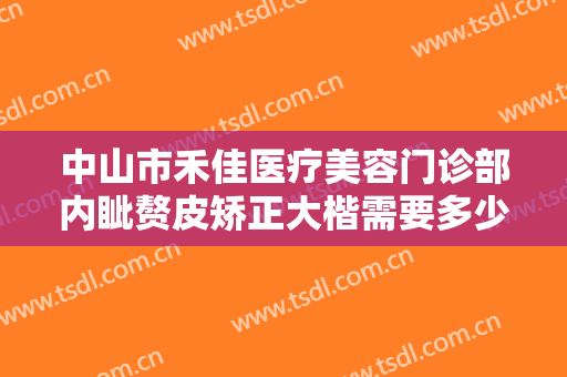 中山市禾佳医疗美容门诊部内眦赘皮矫正大楷需要多少钱?可靠吗?