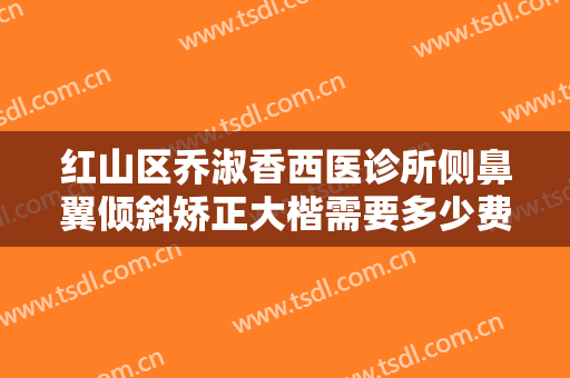 红山区乔淑香西医诊所侧鼻翼倾斜矫正大楷需要多少费用?怎么样?