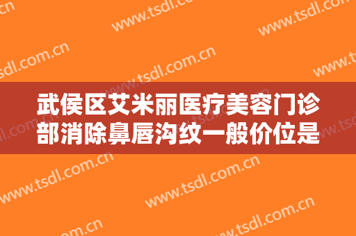 武侯区艾米丽医疗美容门诊部消除鼻唇沟纹一般价位是多少?效果怎么样?