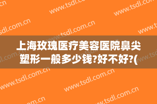 上海玫瑰医疗美容医院鼻尖塑形一般多少钱?好不好?(鼻尖塑形多少钱)