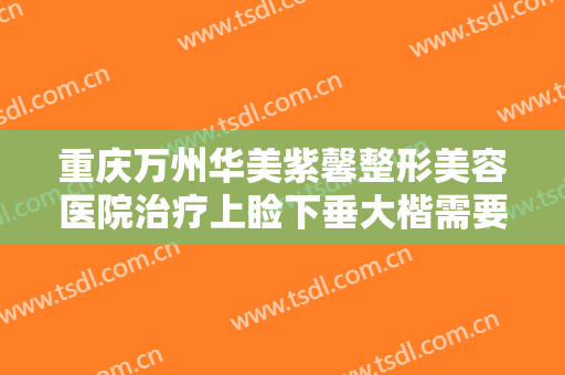 重庆万州华美紫馨整形美容医院治疗上睑下垂大楷需要多少钱?好不好?