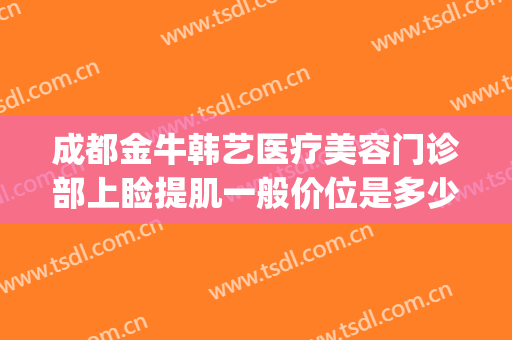 成都金牛韩艺医疗美容门诊部上睑提肌一般价位是多少钱?贵不贵?(成都韩艺医疗美容怎么样)