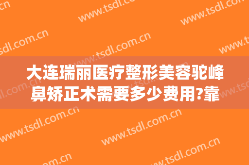 大连瑞丽医疗整形美容驼峰鼻矫正术需要多少费用?靠谱吗?(大连瑞丽整形美容医院电话)