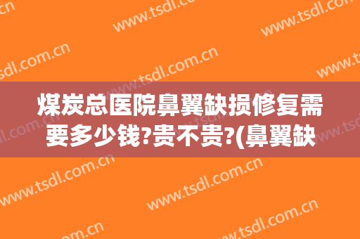 煤炭总医院鼻翼缺损修复需要多少钱?贵不贵?(鼻翼缺损如何修复)