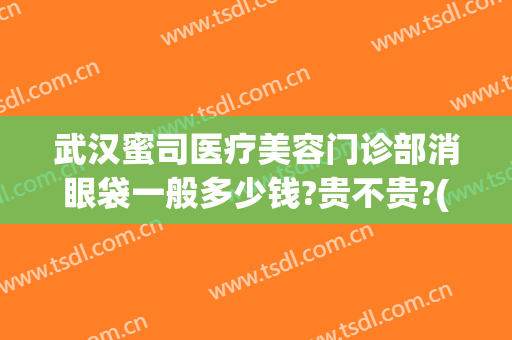 武汉蜜司医疗美容门诊部消眼袋一般多少钱?贵不贵?(谁去武汉蜜司做过双眼皮)