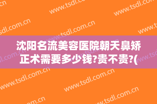 沈阳名流美容医院朝天鼻矫正术需要多少钱?贵不贵?(沈阳做鼻子哪家整容医院好吗)