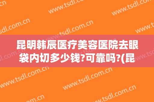 昆明韩辰医疗美容医院去眼袋内切多少钱?可靠吗?(昆明韩辰医疗美容医院价目表)