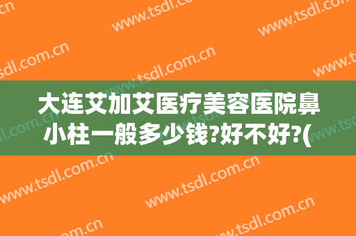 大连艾加艾医疗美容医院鼻小柱一般多少钱?好不好?(大连艾加艾医疗整形美容医院)