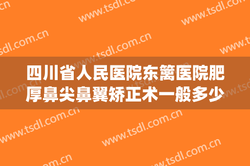 四川省人民医院东篱医院肥厚鼻尖鼻翼矫正术一般多少钱?可靠吗?(鼻翼整容需要多少钱)