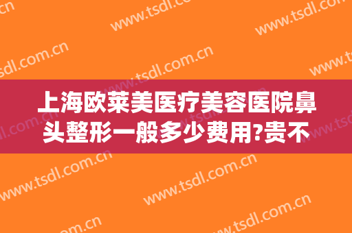 上海欧莱美医疗美容医院鼻头整形一般多少费用?贵不贵?(广州欧莱美整形医院)