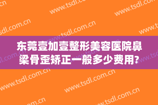 东莞壹加壹整形美容医院鼻梁骨歪矫正一般多少费用?需要多久恢复?(壹美整形怎么样)