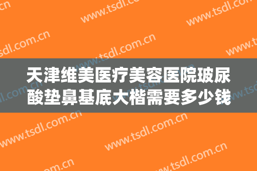 天津维美医疗美容医院玻尿酸垫鼻基底大楷需要多少钱?怎么样?(鼻子打玻尿酸垫高鼻梁多少钱)