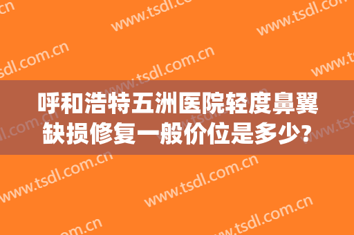 呼和浩特五洲医院轻度鼻翼缺损修复一般价位是多少?好不好?(坚守在岗位上的英文)