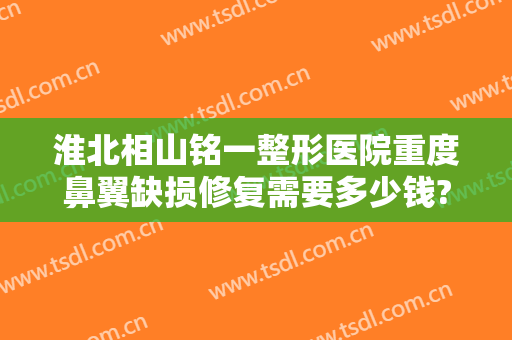 淮北相山铭一整形医院重度鼻翼缺损修复需要多少钱?有哪些优势?