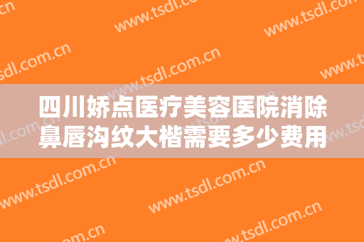 四川娇点医疗美容医院消除鼻唇沟纹大楷需要多少费用?多长时间恢复?