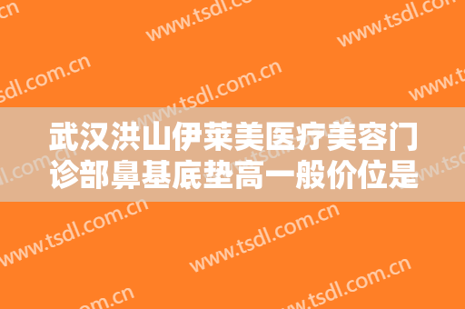 武汉洪山伊莱美医疗美容门诊部鼻基底垫高一般价位是多少钱?怎么样?