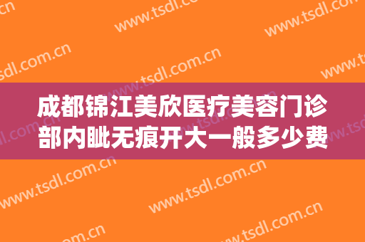 成都锦江美欣医疗美容门诊部内眦无痕开大一般多少费用?怎么样?(成都锦江区美欣医疗美容)