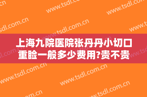 上海九院医院张丹丹小切口重睑一般多少费用?贵不贵?