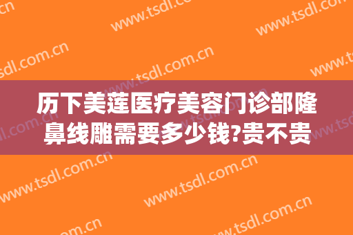 历下美莲医疗美容门诊部隆鼻线雕需要多少钱?贵不贵?(美容线雕的价格多少)