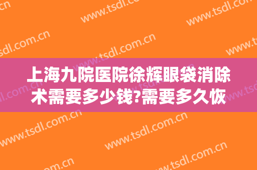 上海九院医院徐辉眼袋消除术需要多少钱?需要多久恢复?(上海九院去除眼袋多少钱)