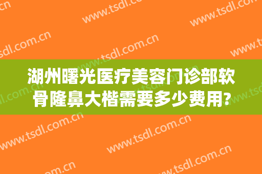 湖州曙光医疗美容门诊部软骨隆鼻大楷需要多少费用?怎么样?(湖州曙光医院整形医院怎么样)