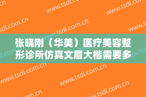 张晓刚（华美）医疗美容整形诊所仿真文眉大楷需要多少费用?需要多久恢复?
