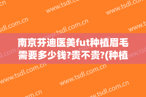 南京芬迪医美fut种植眉毛需要多少钱?贵不贵?(种植眉毛价位)