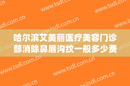 哈尔滨艾美丽医疗美容门诊部消除鼻唇沟纹一般多少费用?好不好?(哈尔滨艾美丽整形医院)