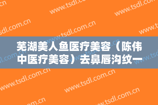 芜湖美人鱼医疗美容（陈伟中医疗美容）去鼻唇沟纹一般价位是多少?效果怎么样?