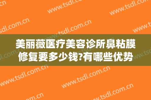 美丽薇医疗美容诊所鼻粘膜修复要多少钱?有哪些优势?(薇美医疗美容好不好)