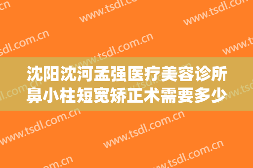 沈阳沈河孟强医疗美容诊所鼻小柱短宽矫正术需要多少钱?靠谱吗?(沈阳鼻子整形哪个医生好)