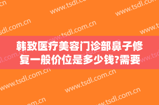韩致医疗美容门诊部鼻子修复一般价位是多少钱?需要多久恢复?(鼻子修复费用)