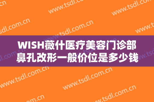 WISH薇什医疗美容门诊部鼻孔改形一般价位是多少钱?需要多久恢复?