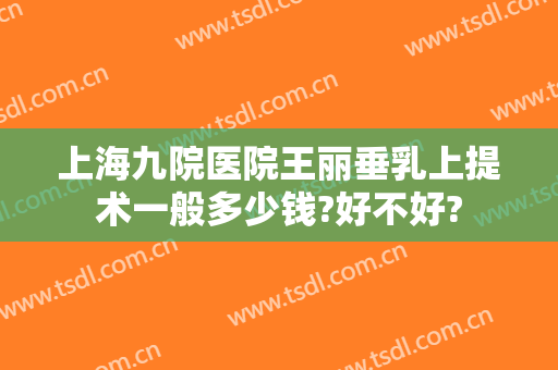 上海九院医院王丽垂乳上提术一般多少钱?好不好?
